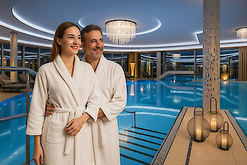 Wellness im Bayerischen Wald - Paar im Wellnesshotel